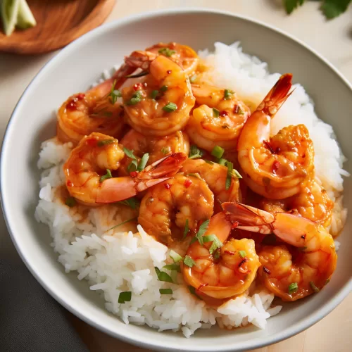 Hawaiian Garlic Shrimp