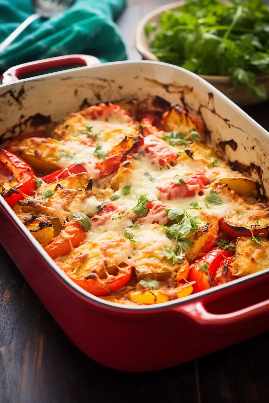 Healthy Chicken Fajita Casserole