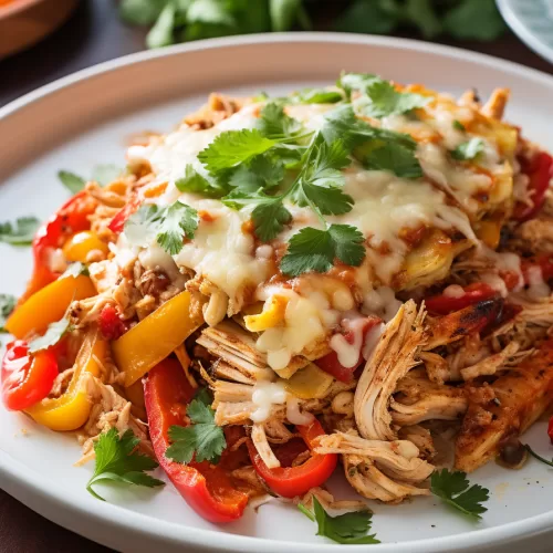 Healthy Chicken Fajita Casserole