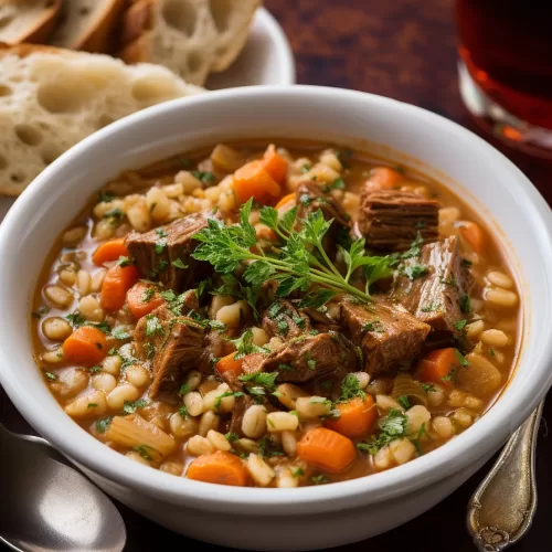 Hearty Beef Barley Soup