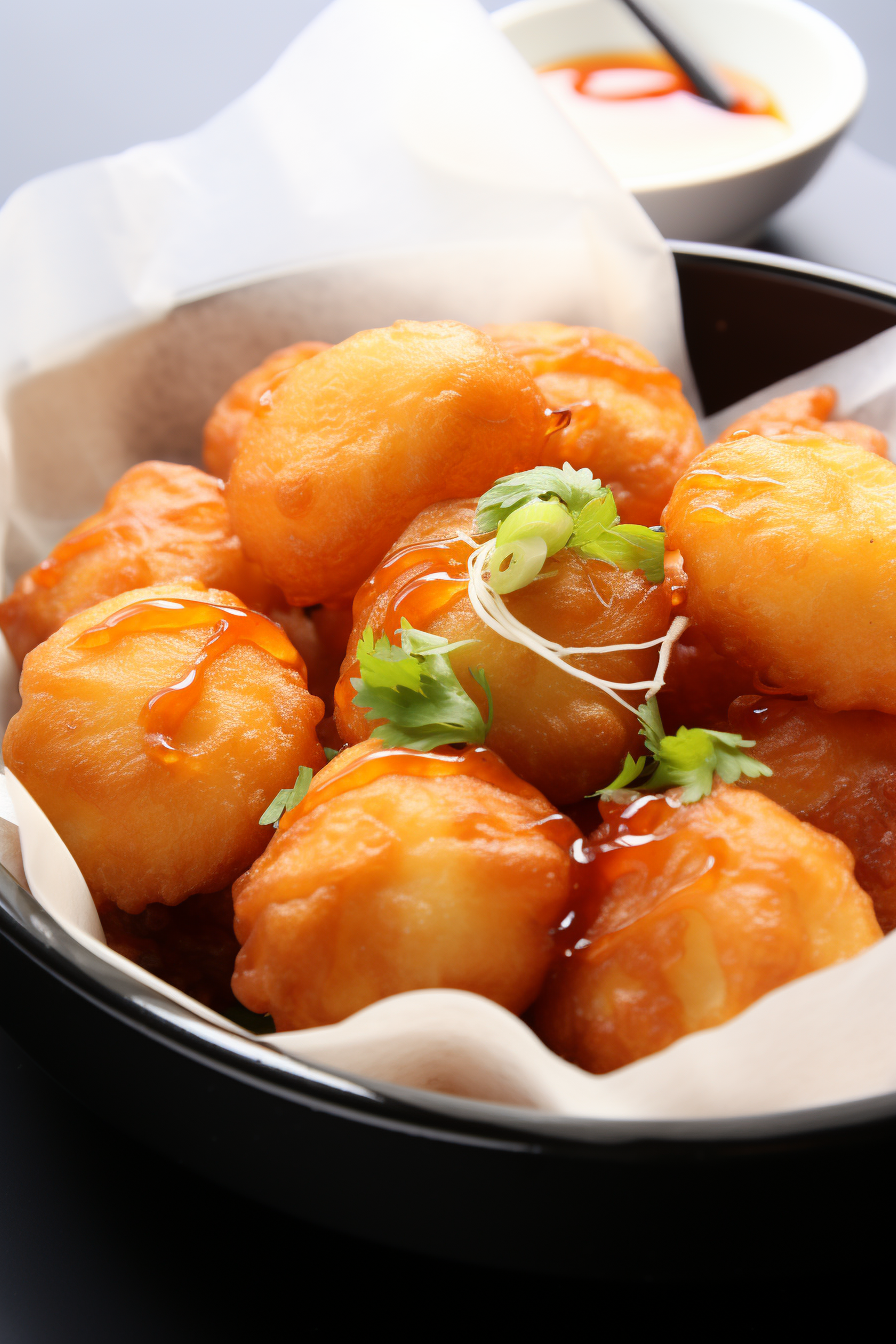Homemade Sweet and Sour Chinese Chicken Balls
