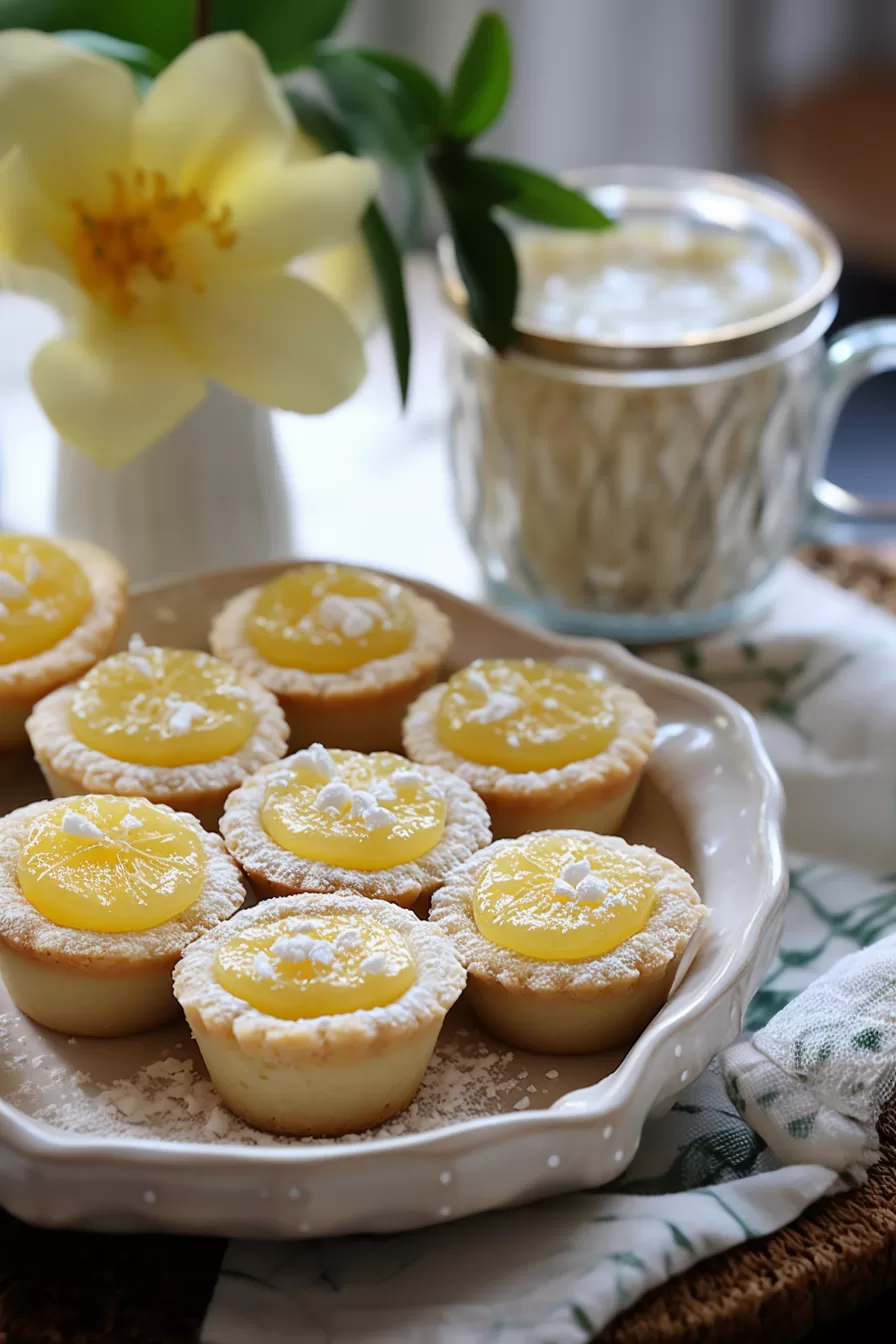 Lemon Bar Cookie Cups Recipe