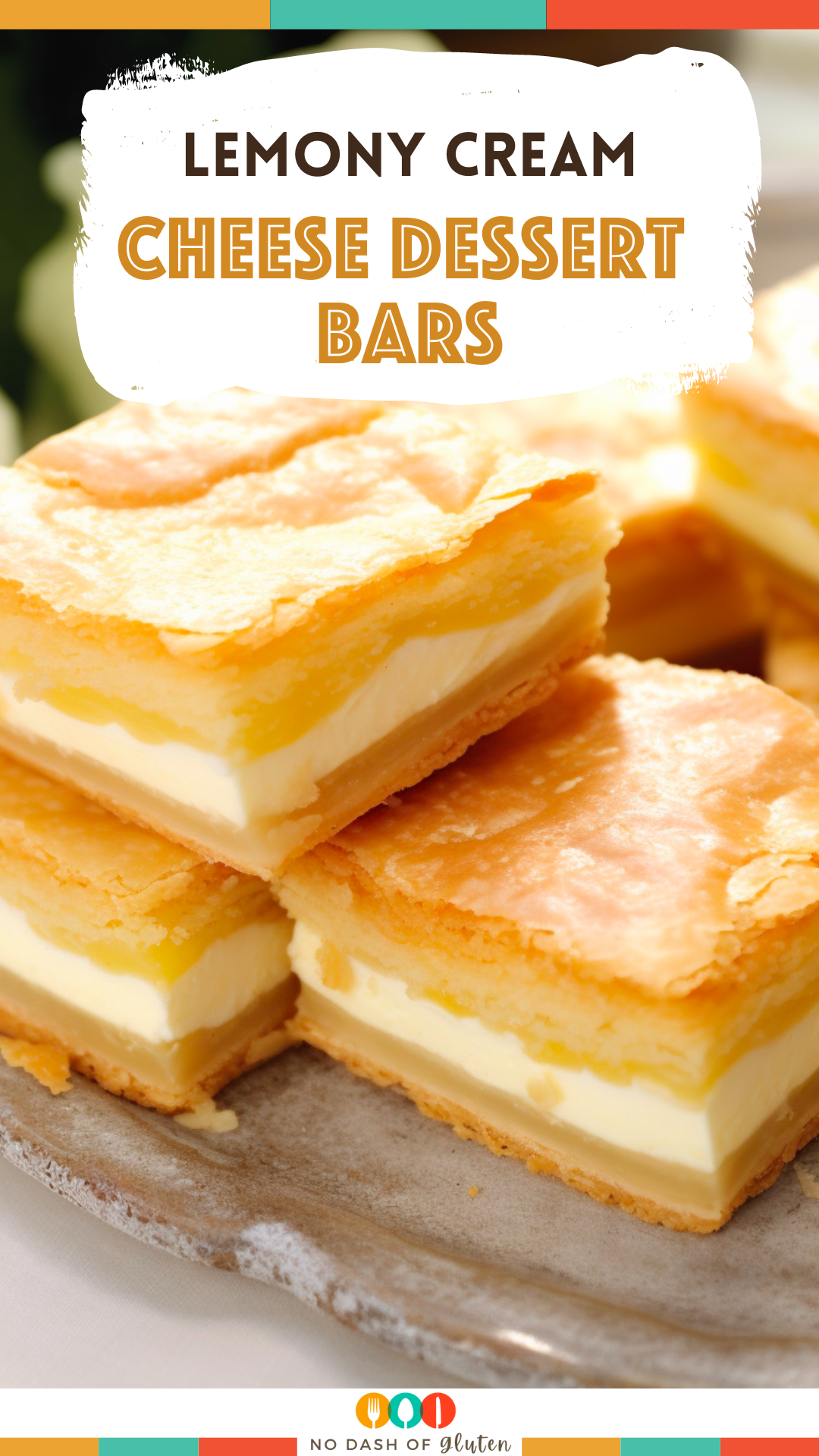 Lemony Cream Cheese Dessert Bars