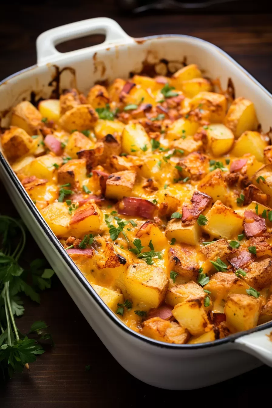 Loaded Chicken and Potato Casserole