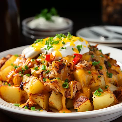 Loaded Chicken and Potato Casserole