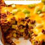 Low Carb Bacon Cheeseburger Casserole