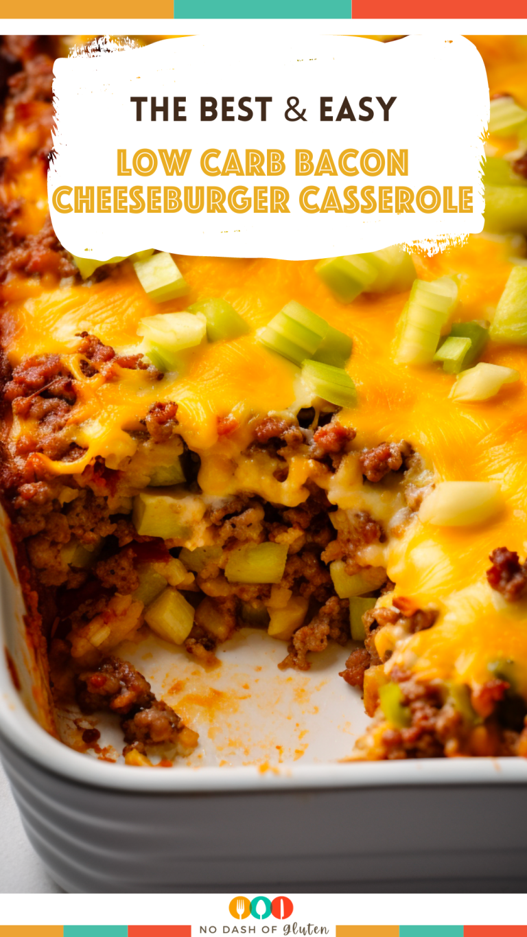 Low Carb Bacon Cheeseburger Casserole