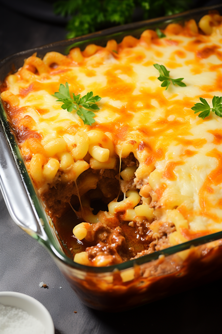 Mac and Cheese Meatloaf Casserole