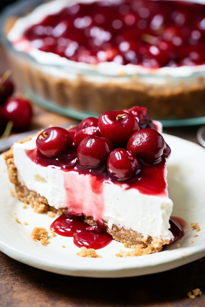 No-Bake Cherry Cheesecake