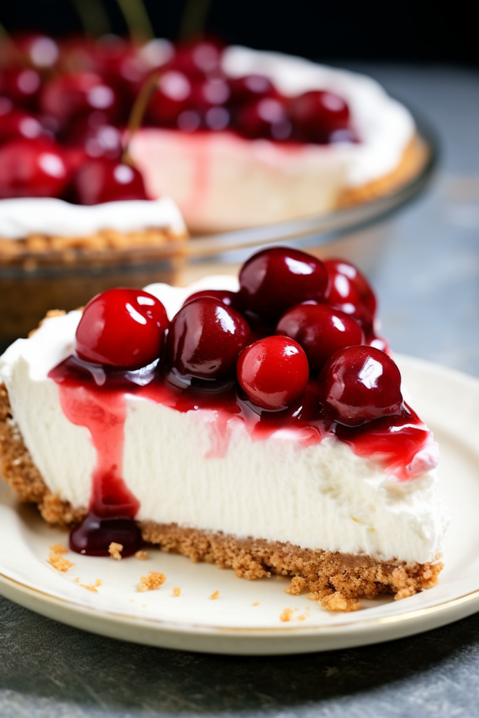 No-Bake Cherry Cheesecake