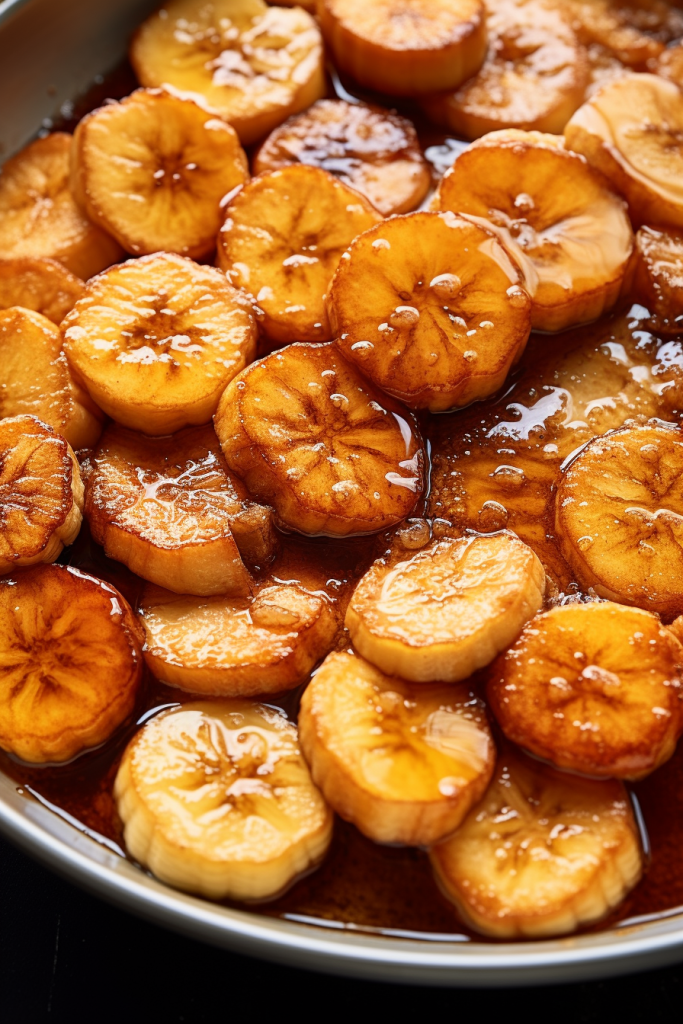 Pan Fried Cinnamon Bananas