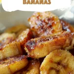 Pan Fried Cinnamon Bananas