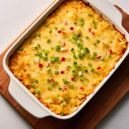 Cheesy Pepper Jack Rice Bake Recipe