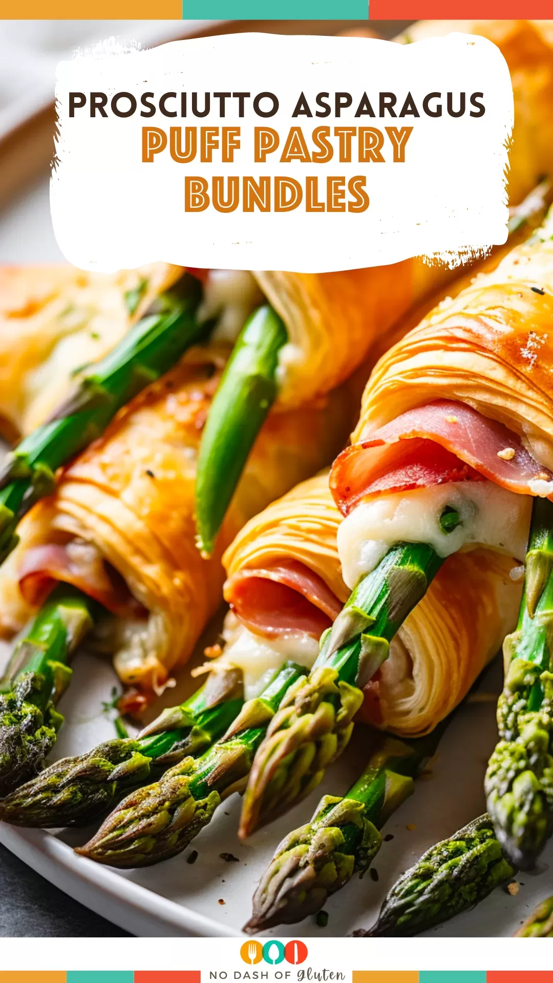 Prosciutto Asparagus Puff Pastry Bundles