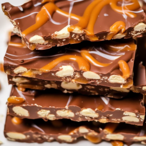 Best Salted Caramel Pretzel Bark Recipe