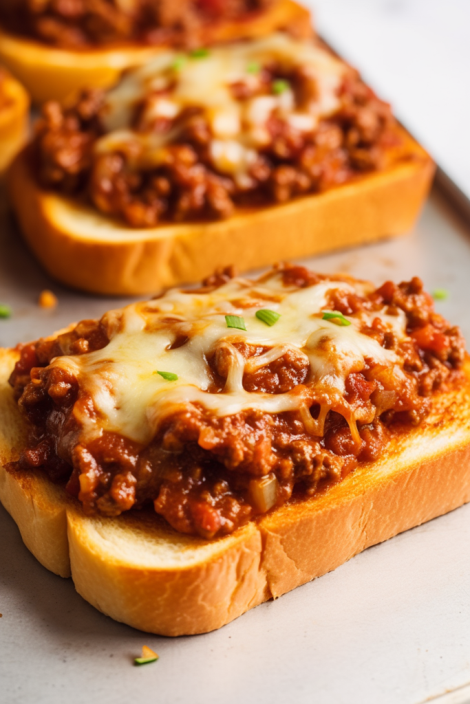 Texas Toast Sloppy Joes