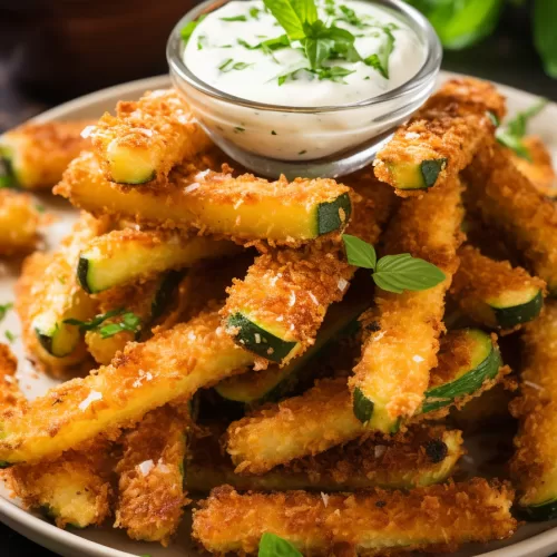 Baked Parmesan Zucchini Fries