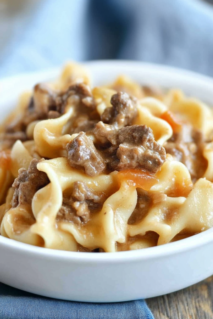 Warm, bubbly dish with a perfectly browned crust.