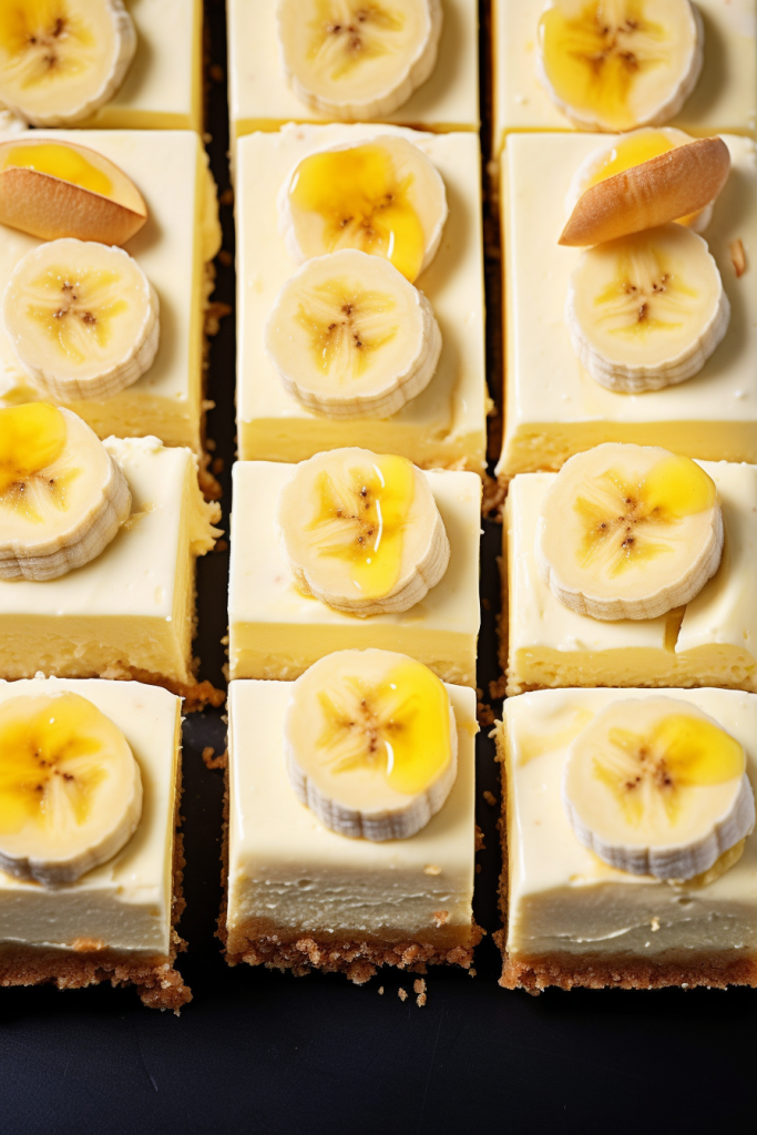 Banana Cream Cheesecake Bars