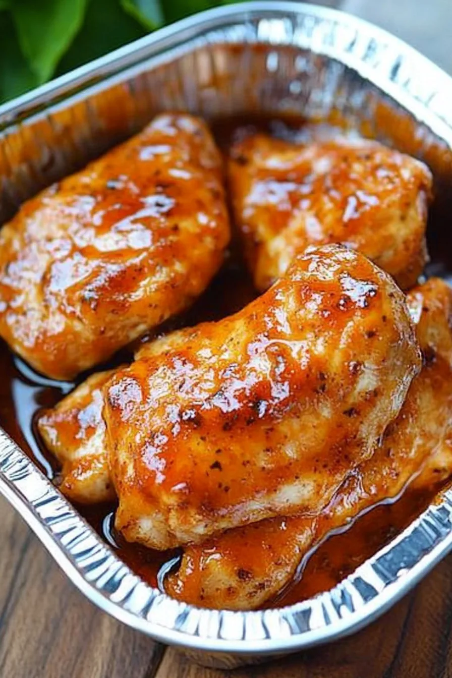 baked chicken with brown sugar and italian dressing 3-Ingredient Brown Sugar Italian Chicken