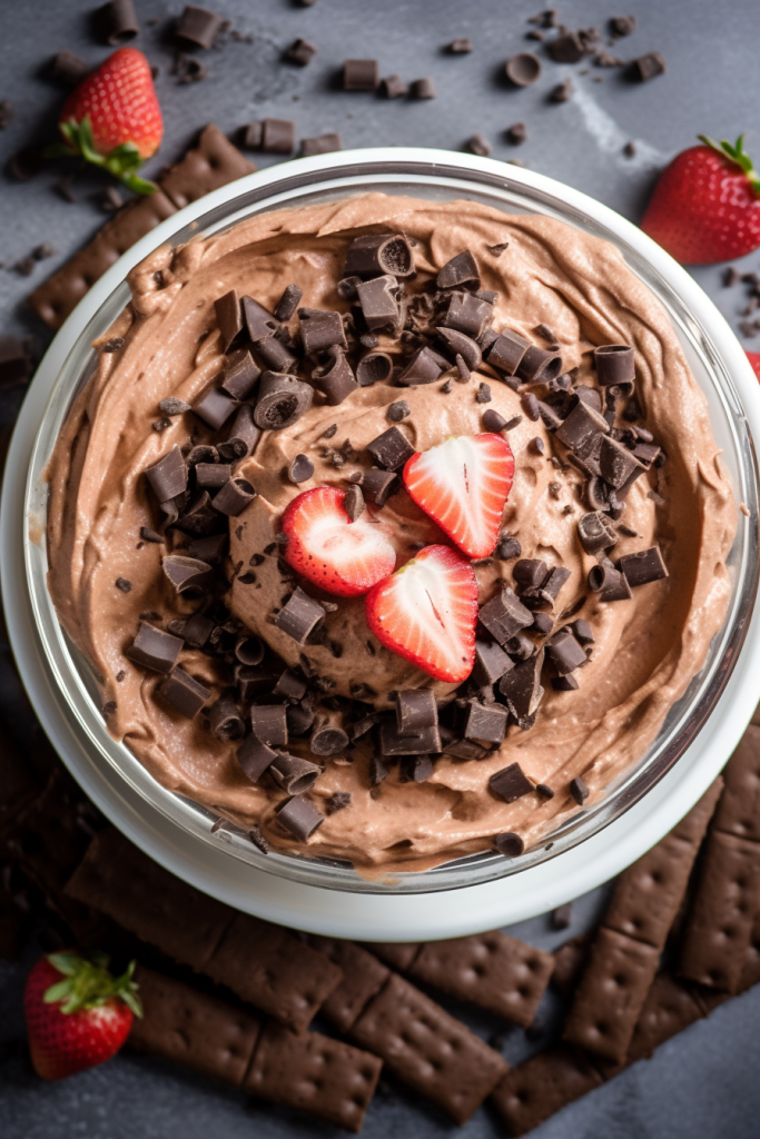 Brownie batter dip