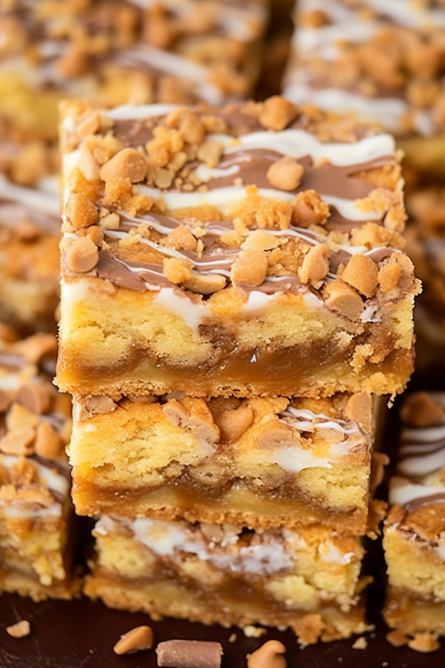 Cake Mix Toffee Bars