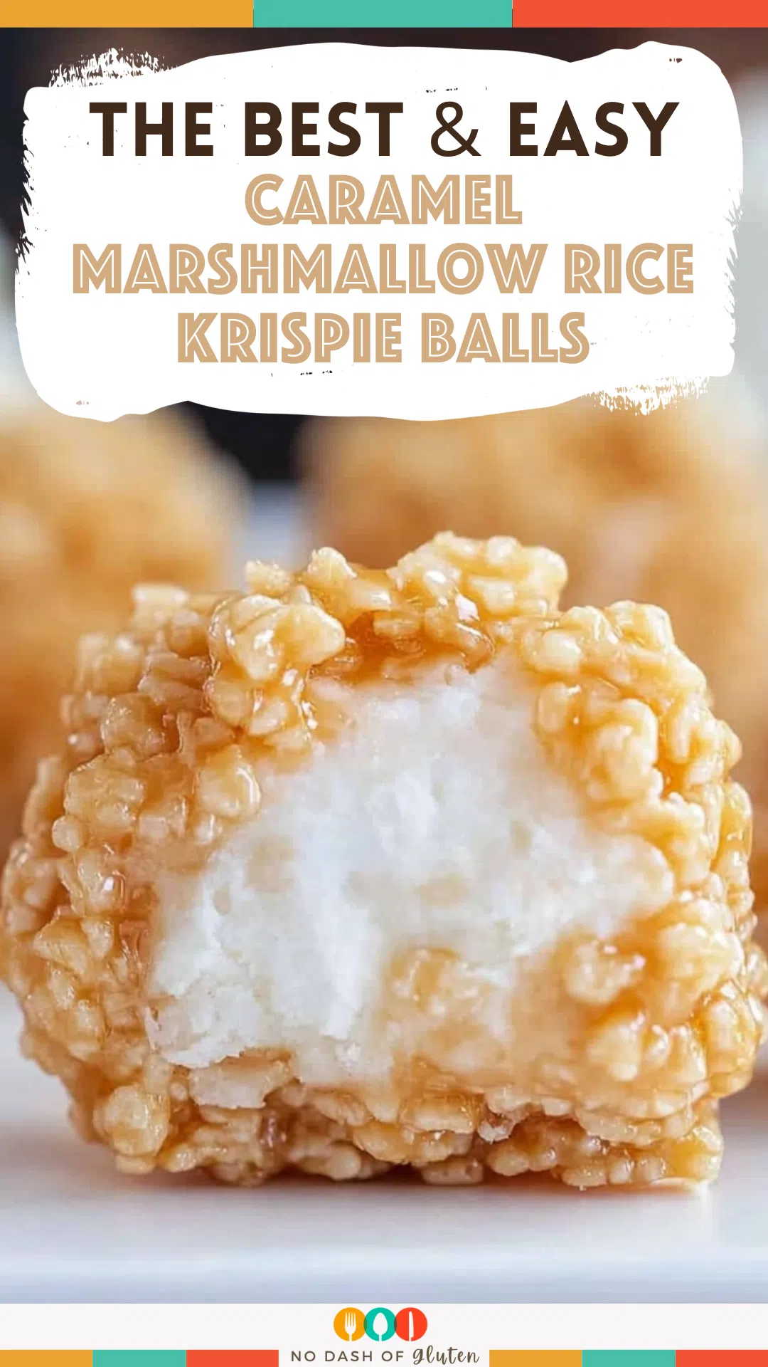 Caramel Marshmallow Rice Krispie Balls
