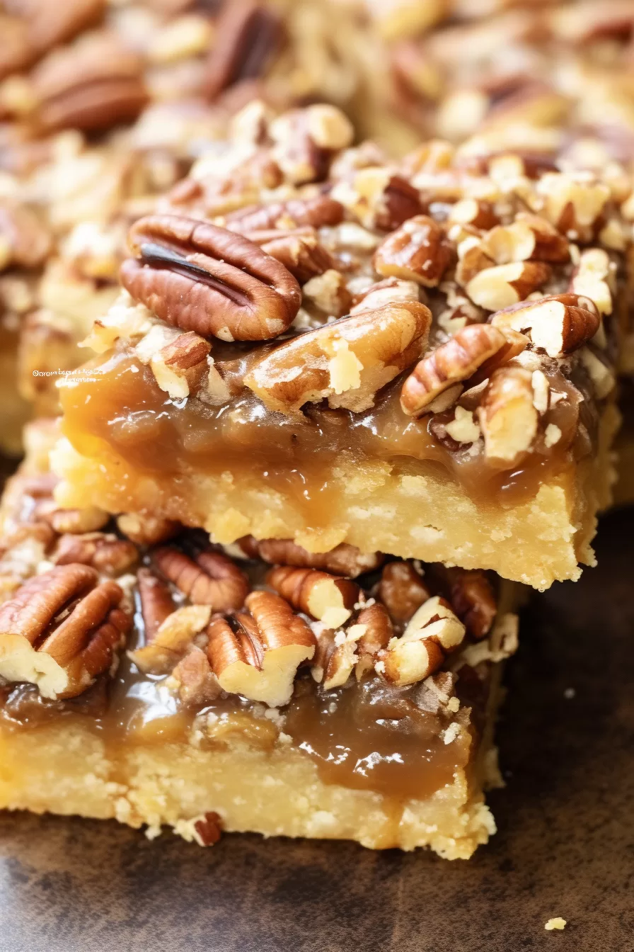 Caramel Pecan Dream Bars