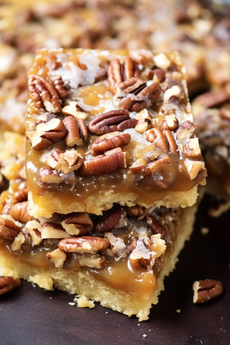 Caramel Pecan Dream Bars