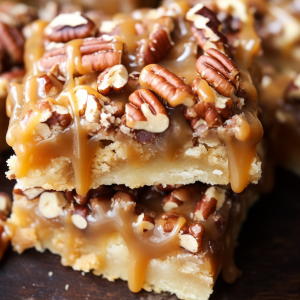 Caramel Pecan Dream Bars