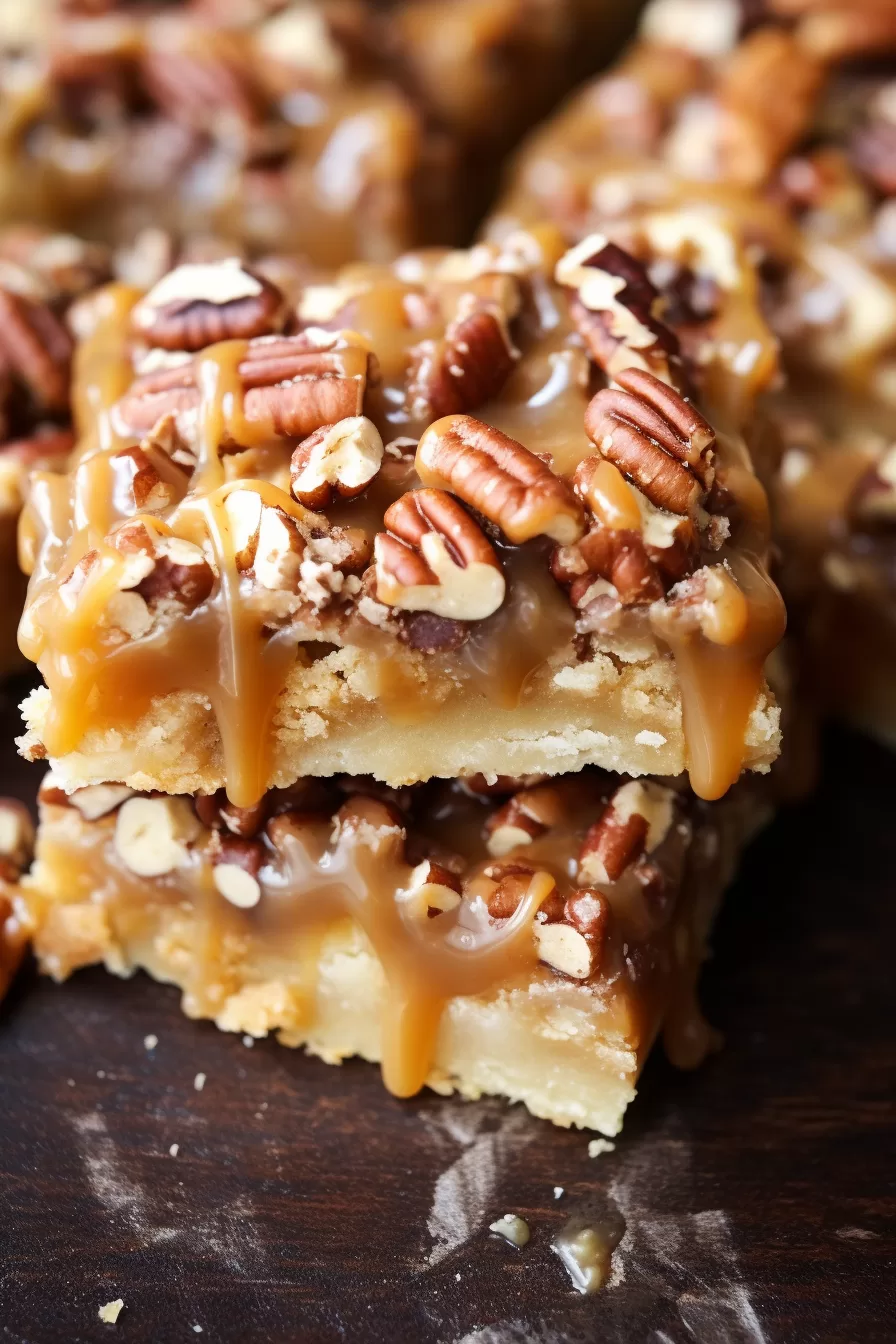 Caramel Pecan Dream Bars