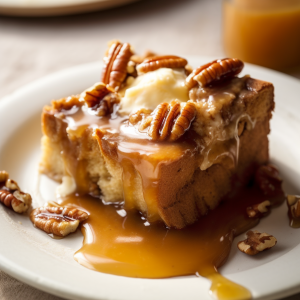 Caramel Pecan Slow Cooker French Toast