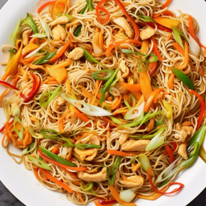 Chicken Chow Mein with Best Chow Mein Sauce