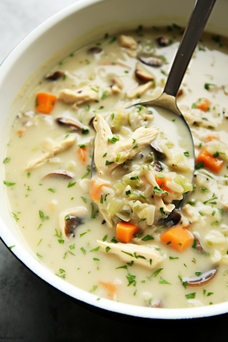 Copycat Panera Chicken and Wild Rice Soup