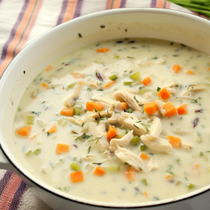 Copycat Panera Chicken and Wild Rice Soup