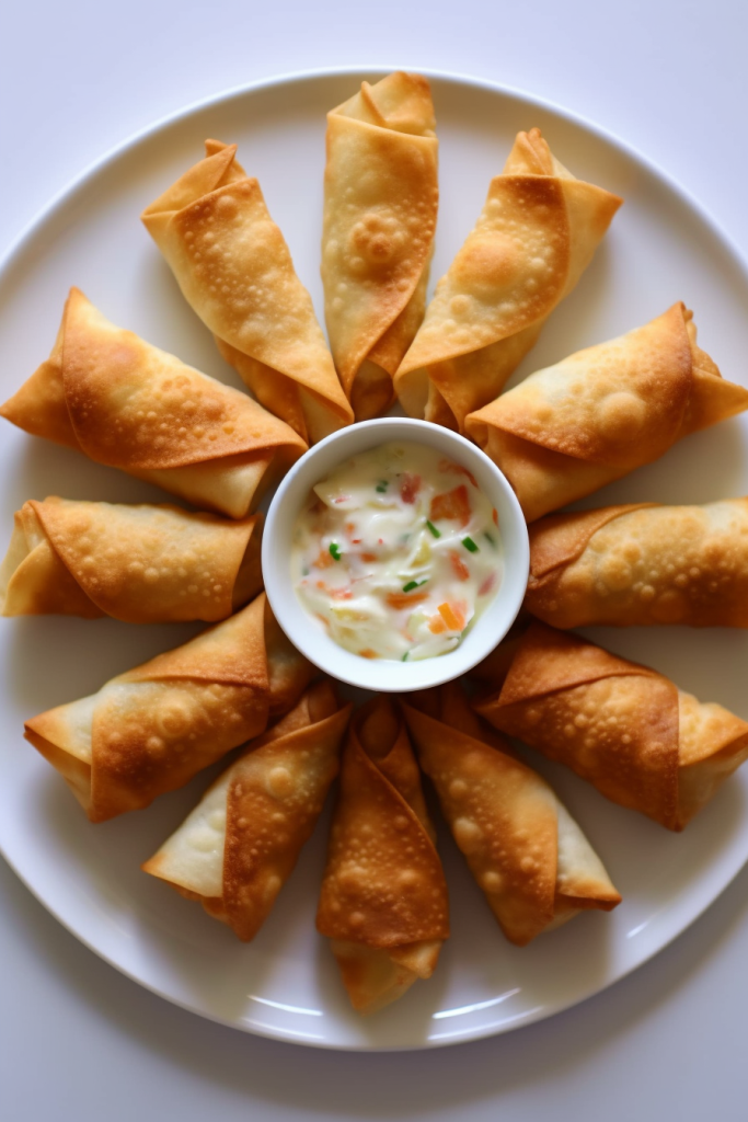 Crab Rangoon Egg Rolls Recipe