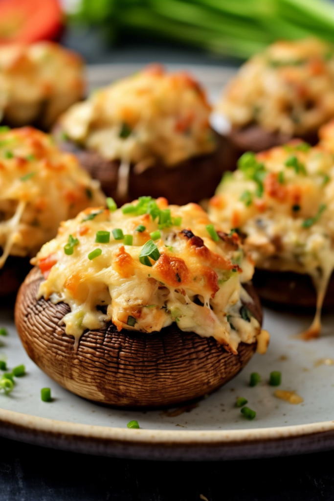 Crab Stuffed Mushrooms