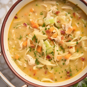 Crack Chicken Noodle Soup