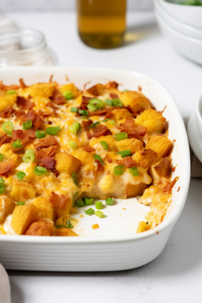 Cracked Out Tater Tot Breakfast Casserole