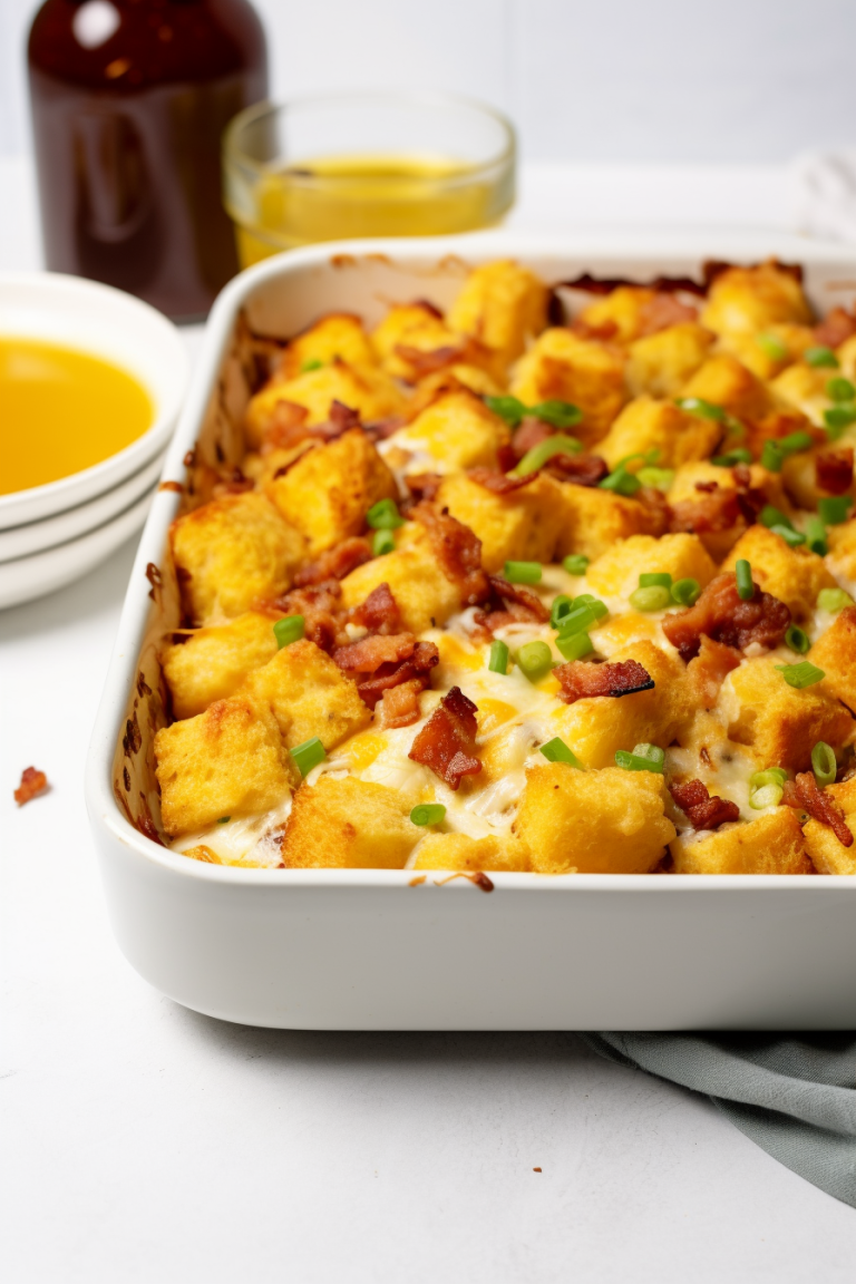 Cracked Out Tater Tot Breakfast Casserole