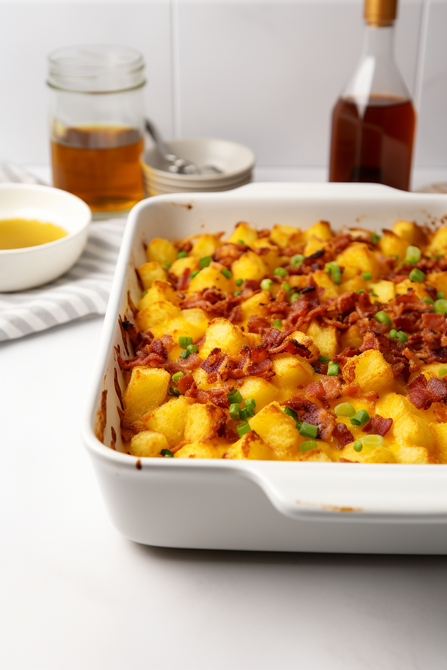 Cracked Out Tater Tot Breakfast Casserole