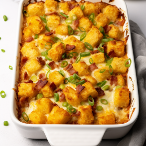 Cracked Out Tater Tot Breakfast Casserole