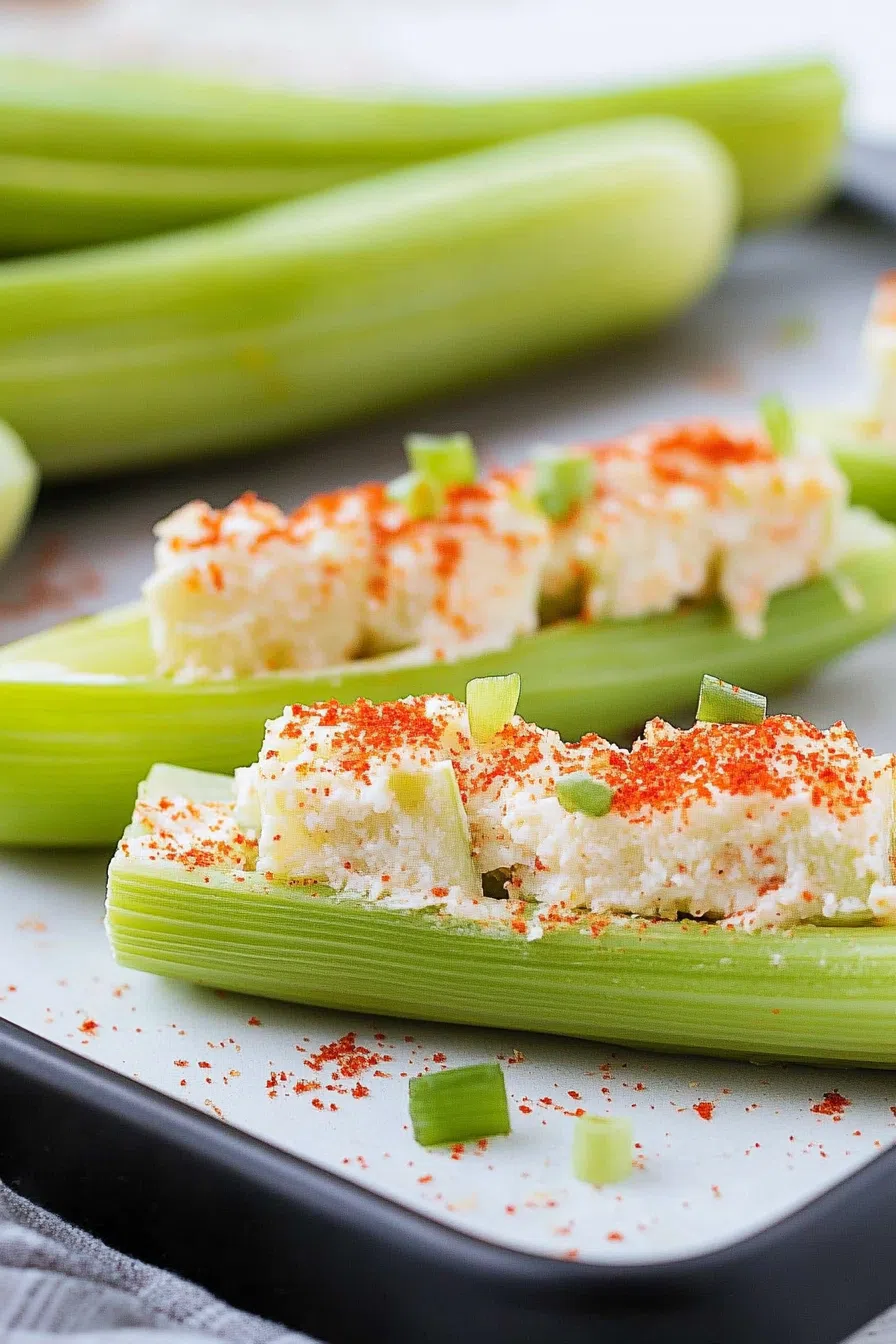 Crunchy appetizers arranged on a serving platter.