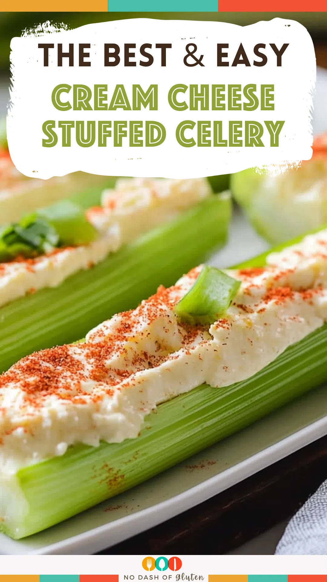 Cream Cheese Stuffed Celery