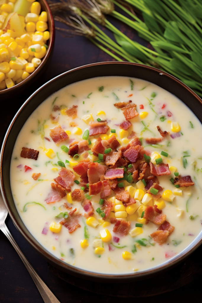 Creamy Ham Potato and Corn Chowder