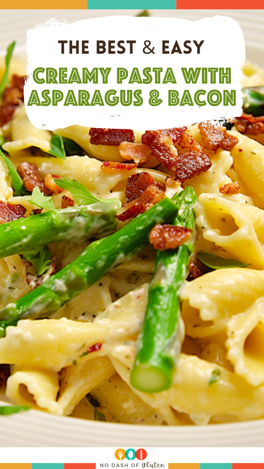 Creamy Pasta with Asparagus and Bacon