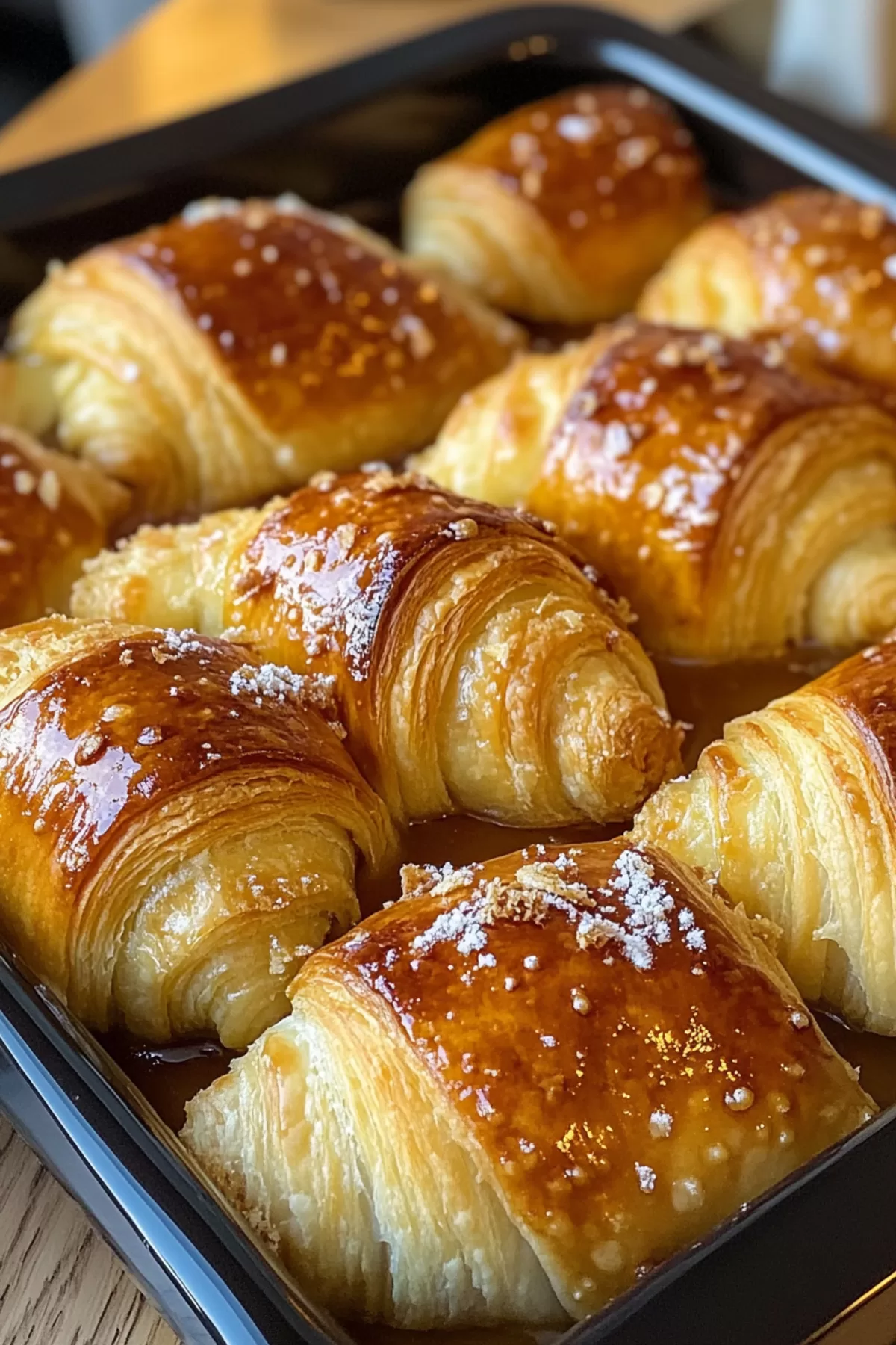 Plate of dumplings with a rich, cinnamon-spiced glaze, perfect for a cozy treat.