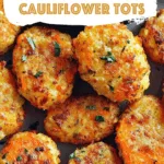 Garlicky & Cheesy Carrots and Cauliflower Tots