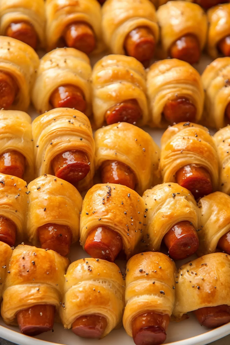 Glazed Pigs in a Blanket Recipe