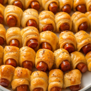 Glazed Pigs in a Blanket Recipe